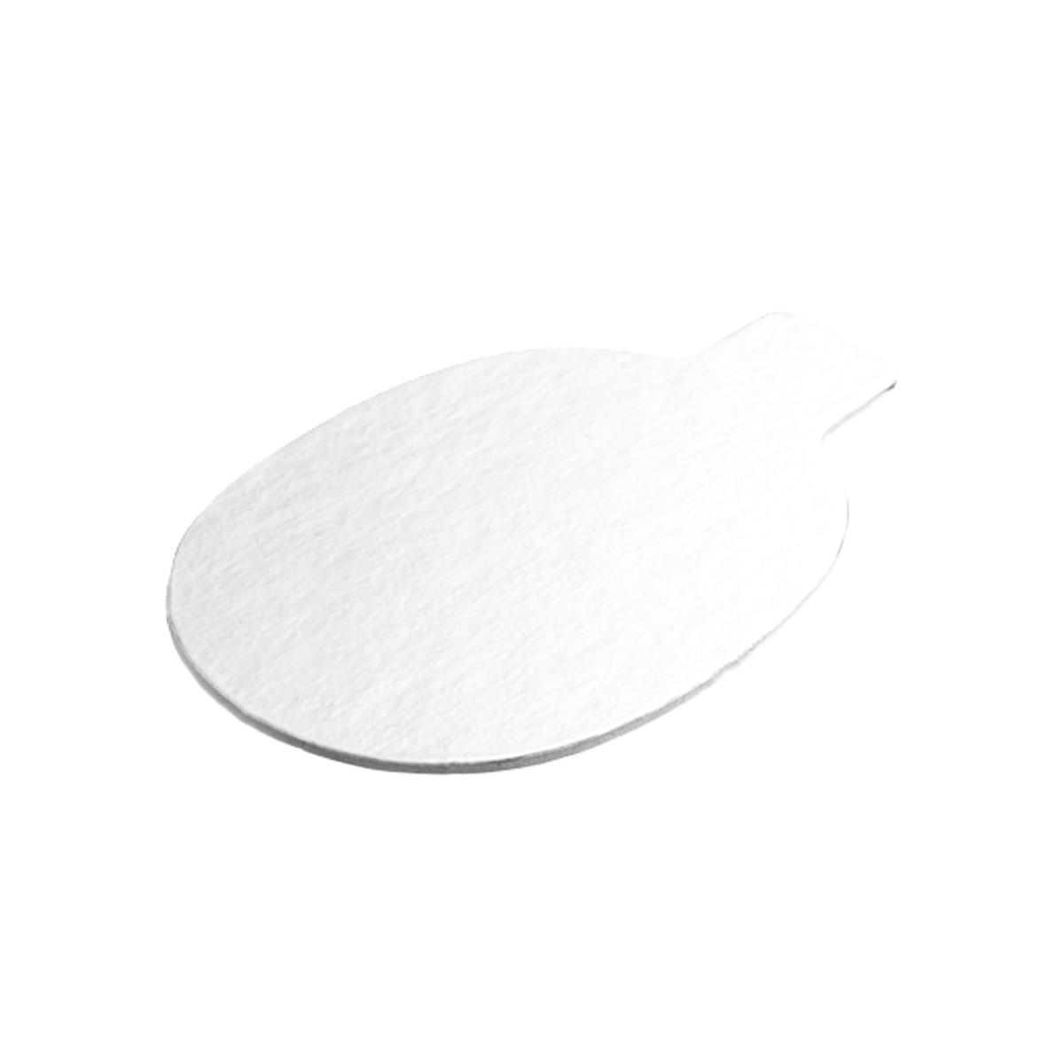 333097 Goudkarton mini ovaal wit Goudkarton mini ovaal 1000 gr / m2 wit / wit 10*6,5 cm - Afbeelding 1