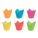 Tulip cups 160/50 kleurenmix