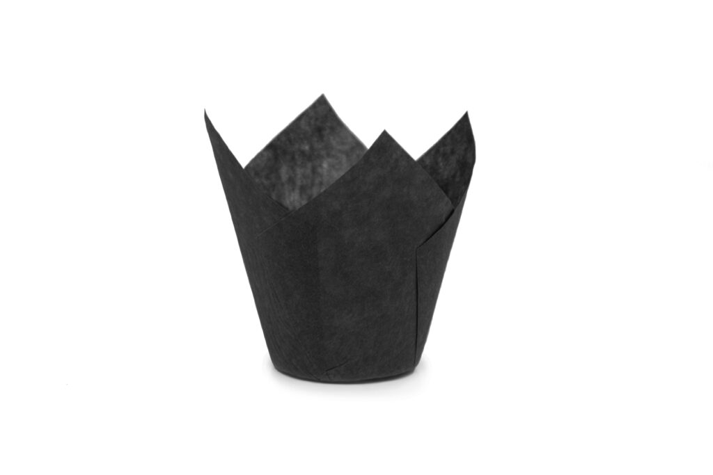 Tulip cups 150/50 zwart