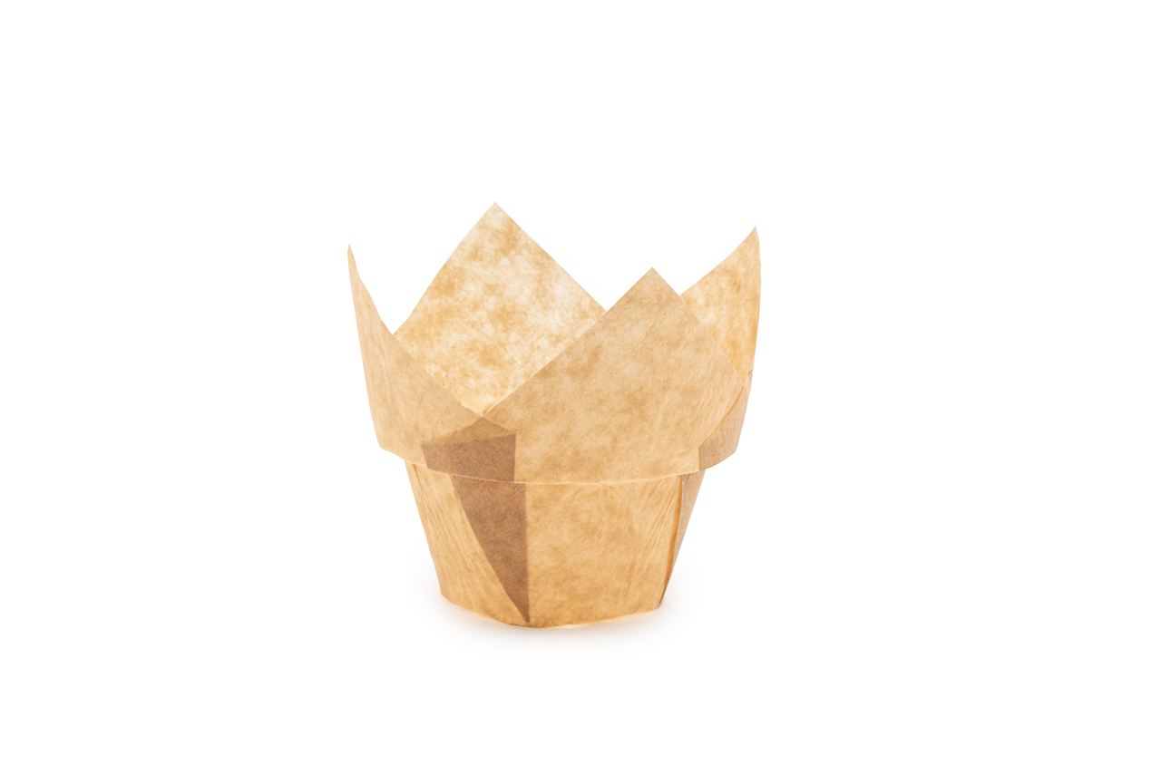 444027KR Lotus 16050 kraft Lotus cups 160/50 kraft - Afbeelding 1