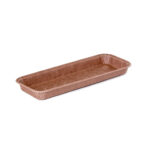 Bakvormen rectangular pie 272*82*22h mm bruin