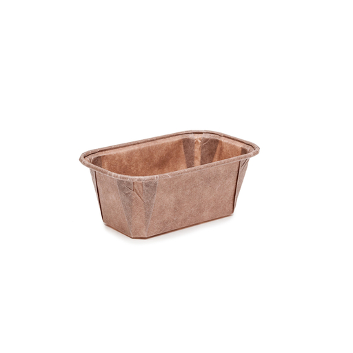 888501BR Plumpy 80 bruin Bakvormen plumpy 80*40*40h mm bruin - Afbeelding 1