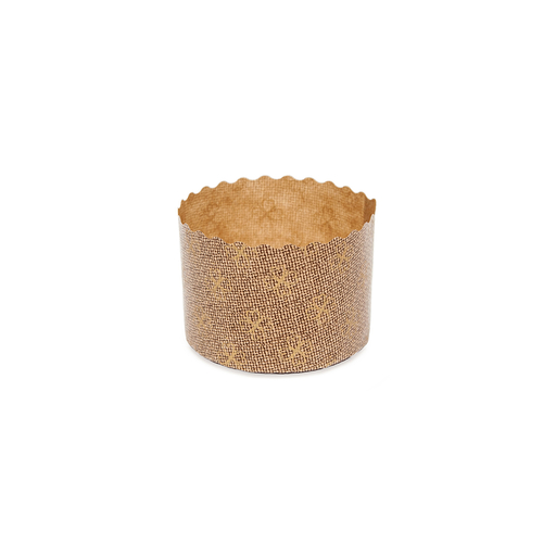 888607 Panettone 7050 Panettone gold flower Ø70/50h mm - Afbeelding 1
