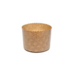 Panettone gold flower Ø134/95h mm (VERPAKT 100 PCS)